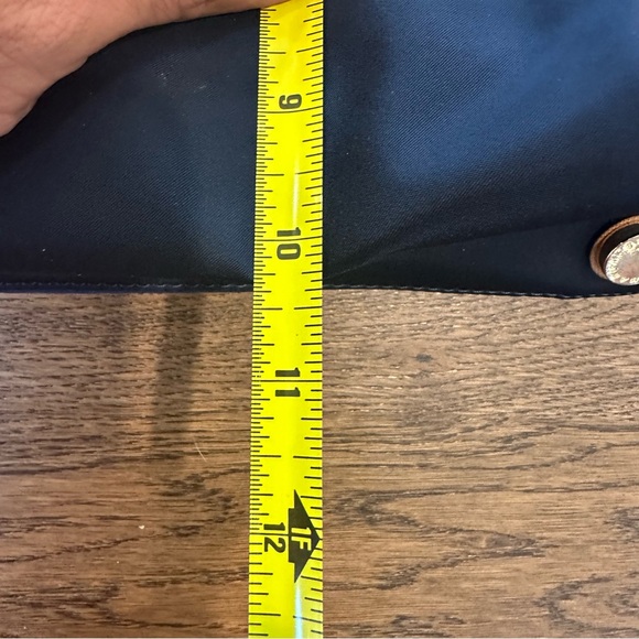 Michael Kors Kelsey Nylon Tote Bag Medium Navy Blue - Picture 10 of 11